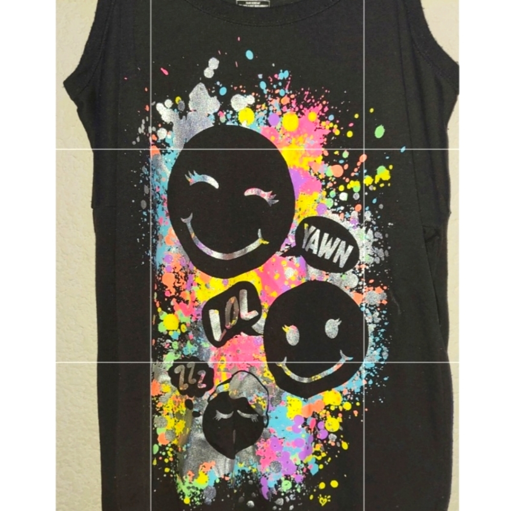 Long sleeve emoji shirt